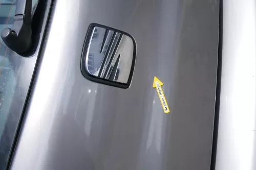 Seat Ibiza 6L Heckklappe Klappe hinten Kofferraumklappe grau LS7U ohneBremsleuch (169961)
