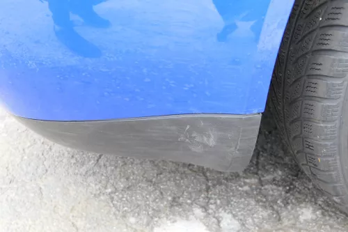 VW Golf 4 Stoßstange vorne Frontstoßstange Stoßfänger blau LW5Z SWR (170101)