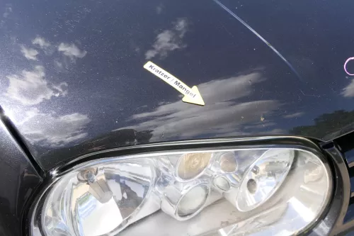 VW Golf 4 Motorhaube Haube Klappe vorne schwarz LC9Z metallic blackmagic ll (170131)