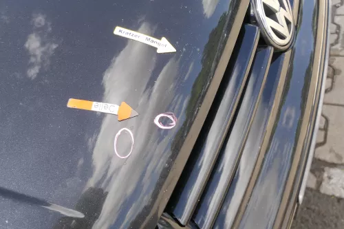 VW Golf 4 Motorhaube Haube Klappe vorne schwarz LC9Z metallic blackmagic ll (170131)