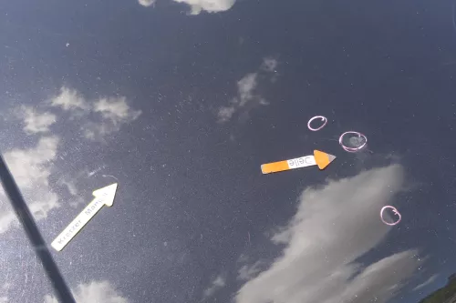 VW Golf 4 Motorhaube Haube Klappe vorne schwarz LC9Z metallic blackmagic ll (170131)