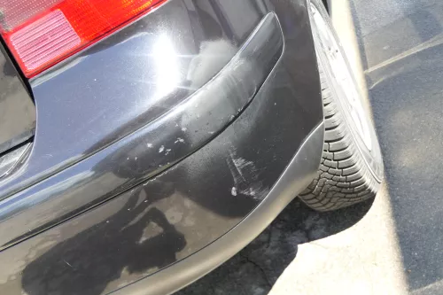 VW Golf 4 Limousine Stoßstange hinten Heckstoßstange Stoßfänger schwarz LC9Z (170141)