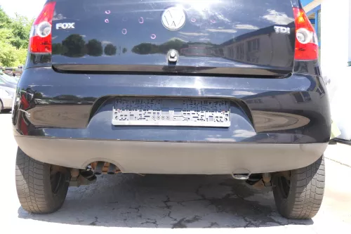 VW Fox 5Z Heckklappe Kofferraumklappe Klappe hinten + Scheibe schwarz L041 (170167)