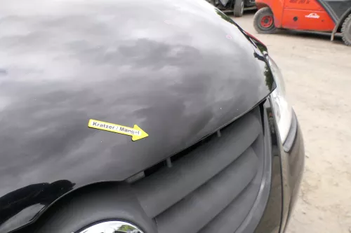 VW Fox 5Z Motorhaube Klappe vorn vorne schwarz LC9Z Haube (170194)