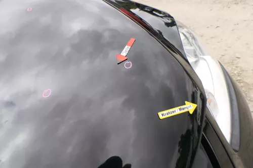 VW Fox 5Z Motorhaube Klappe vorn vorne schwarz LC9Z Haube (170194)