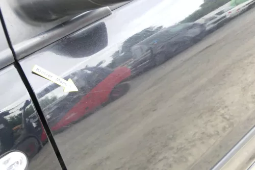 VW Fox 5Z Tür vorne links Fahrertür schwarz LC9Z (170198)