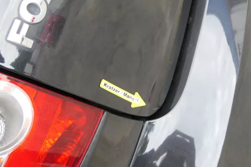 VW Fox 5Z Heckklappe Kofferraumklappe Klappe hinten + Scheibe schwarz LC9Z (170199)
