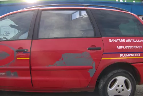 VW Sharan 7M Seat Alhambra Tür links hinten rot bis ca. Bj.1999 -  Alte Modell