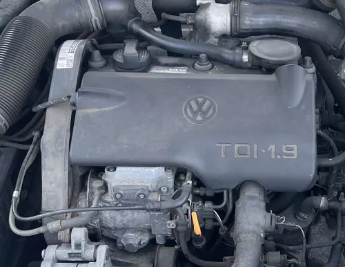 VW Sharan 7M Motor 1,9 TDI 66kw 90PS AHU / 1Z Motor - 183.000km-ohneAnbauteil (170341)