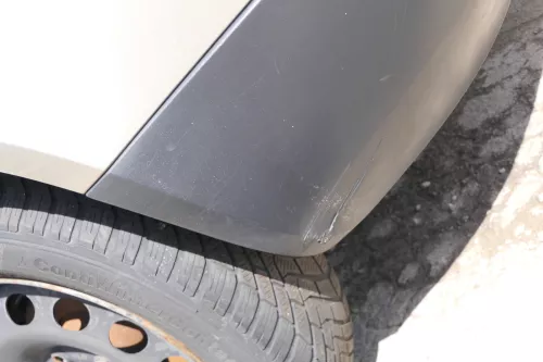 VW Golf 5 1K Limousine Stoßstange hinten Heckstoßstange besch beige gold LD1W (170391)