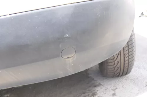 VW Golf 5 1K Limousine Stoßstange hinten Heckstoßstange besch beige gold LD1W (170391)