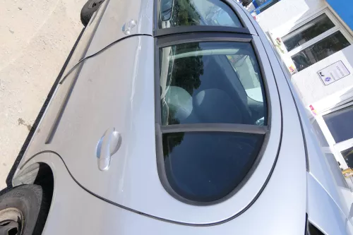 Seat Leon Toledo 1M Tür hinten links Fahrerseite silber grau LS7N ohn Anbauteile (170426)