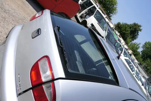 Seat Leon 1M Heckklappe Klappe hinten Kofferraumklappe silber grau LS7N Spoiler (170427)