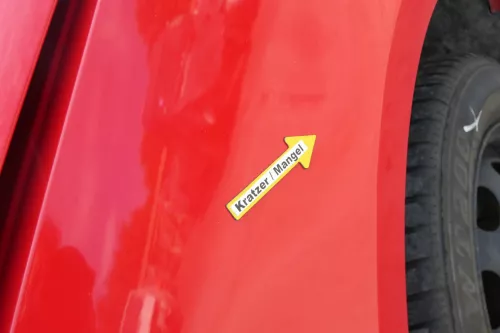 VW Lupo Kotflügel vorne links rot LP3G vorn (170465)
