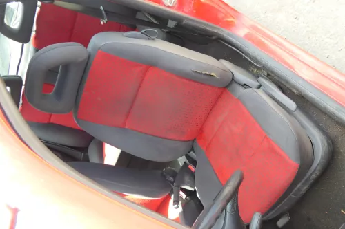 Seat Arosa VW Lupo Sitz vorn links Fahrersitz Höhenverstellung höhenverste rot