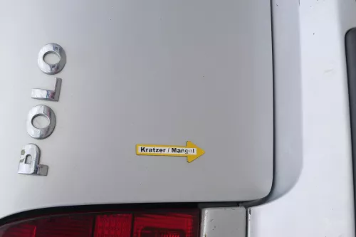 Polo 6N2 Heckklappe Klappe hinten Kofferraumklappe silber LB7Z Scheibe (170482)