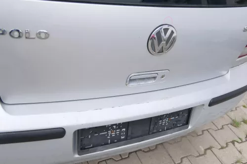 VW Polo 6N2 Stoßstange hinten Heckstoßstange Stoßfänger silber LB7Z (170483)