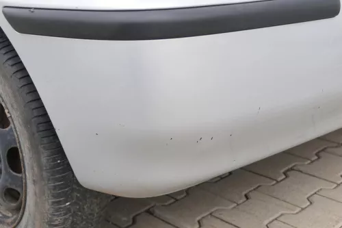 VW Polo 6N2 Stoßstange hinten Heckstoßstange Stoßfänger silber LB7Z (170483)