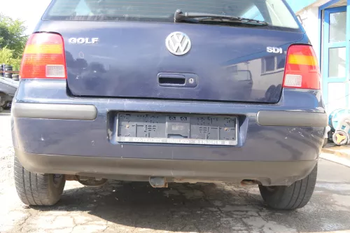 VW Golf 4 Limousine Heckklappe Kofferraumklappe Klappe hinten blau LA5G ohnAnb (170509)