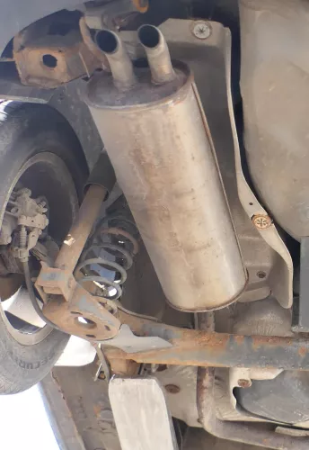 VW Golf 4 1J Bora Octavia Auspuff Endtop Rohr hinten 1,9 SDI AGP AQM