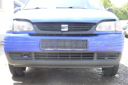 Seat Arosa 6H Stoßstange vorne vorn Frontsttoßstange blau LS5J
