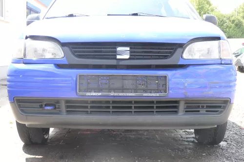 Seat Arosa 6H Stoßstange vorne vorn Frontsttoßstange blau LS5J (170562)