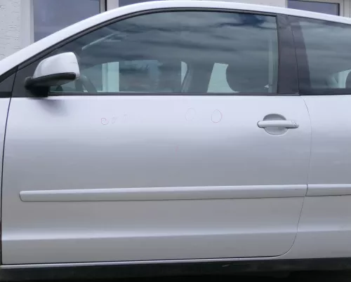 VW Polo 9N 9N3 Tür vorne links Fahrertür 2/3-Türer silber LA7W -ohne Anbauteile