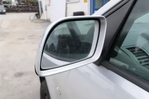 VW Polo 9N 9N3 elektrischer Spiegel Außenspiegel links vorne silber LA7W  (170580)