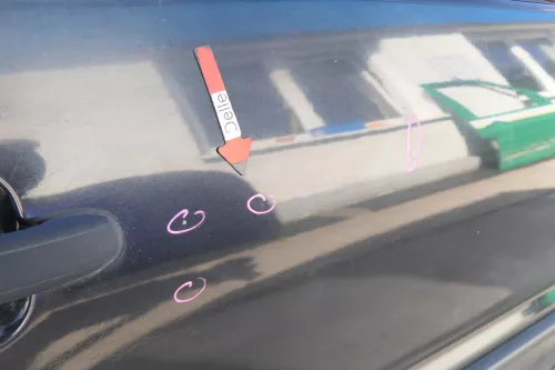 VW Polo 6N 6N2 Tür hinten rechts schwarz LC9Z 4/5-Türer (170766)