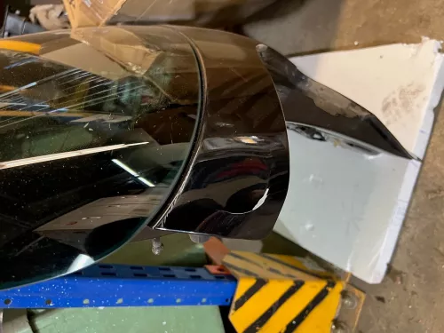 VW Golf Plus 5M Heckklappe hinten Kofferraumklappe Scheibe schwarz LC9Z - Rost (170861)