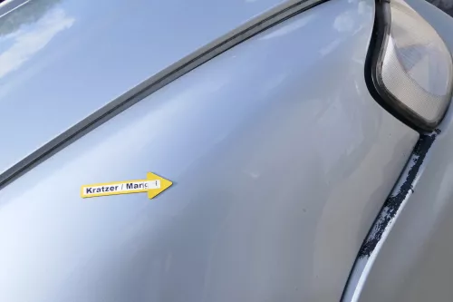 Audi A3 8L Kotflügel vorne rechts silber grau LY7M (170986)