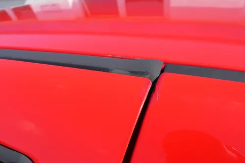 VW Golf 4 Tür vorne links Fahrertür 2/3-Türer rot LP3G ohneAnbauteile (171077)
