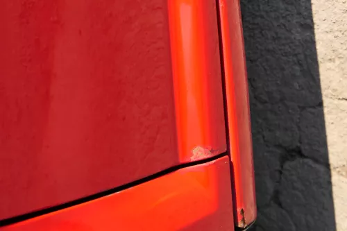 VW Golf 4 Tür vorne links Fahrertür 2/3-Türer rot LP3G ohneAnbauteile (171077)