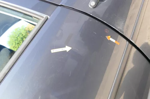 VW Golf 4 Limousine Tür hinten rechts grau blau blue LC7V (KEINkombi) (171124)