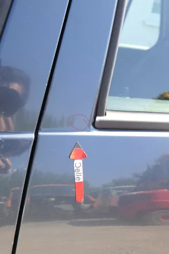 VW Golf 4 1J Limousine Tür hinten links grau blau LC7V blue (KEINkombi) d (171127)