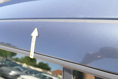 VW Golf 4 1J Limousine Tür hinten links grau blau LC7V blue (KEINkombi) d (171127)