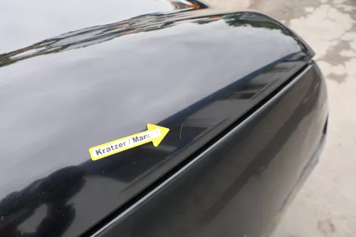 VW Lupo Motorhaube Klappe Frontklappe Haube vorne schwarz L041 uni  (171139)