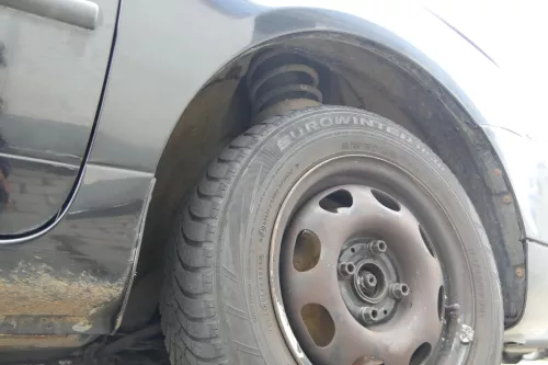VW Lupo Kotflügel vorne rechts schwarz L041 (171140)