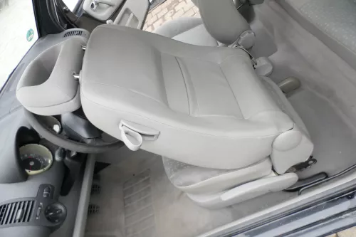 Seat Arosa VW Lupo Sitz vorn links Fahrersitz Höhenverstellung höhenverste grau (171147)