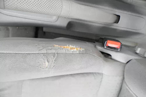 Seat Arosa VW Lupo Sitz vorn links Fahrersitz Höhenverstellung höhenverste grau (171147)