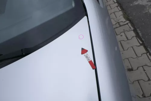 VW Polo 9N Motorhaube Klappe vorne silber grau LA7W reflexsilber bisca.Bj.2004 (171149)