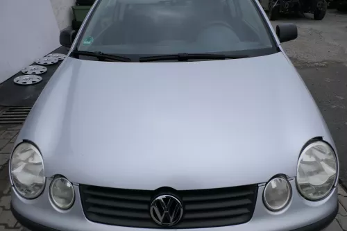 VW Polo 9N Motorhaube Klappe vorne silber grau LA7W reflexsilber bisca.Bj.2004 (171149)
