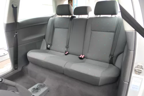 VW Polo 9N 9N3 Sitz Rückbank Sitzfläche Sitze 3 Punkt Gurt hinten mit Kopfstütze (171163)