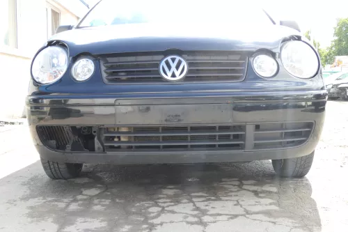 VW Polo 9N Stoßstange Frontstoßstange vorne schwarz L041 + Grill (171182)