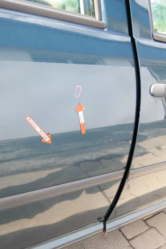 VW Golf 4 Limousine Tür hinten rechts grün LC6X (KEINkombi) (171222)