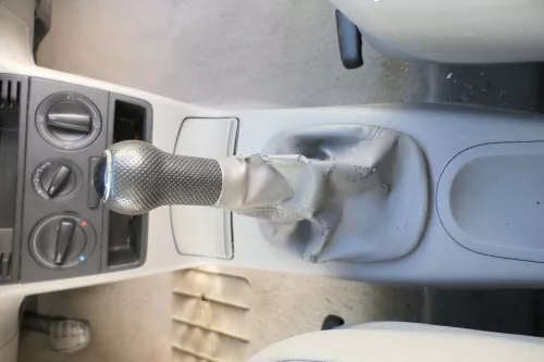 VW Lupo Polo 6N Schaltknauf Schaltsack Schaltung Schaltknüppel grau (171252)