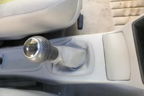 VW Lupo Polo 6N Schaltknauf Schaltsack Schaltung Schaltknüppel grau (171252)