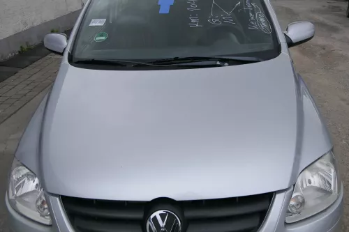 VW Fox 5Z Motorhaube Klappe vorn vorne Haube silber LA7W
