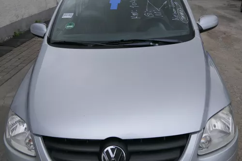 VW Fox 5Z Motorhaube Klappe vorn vorne Haube silber LA7W (171255)