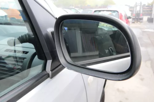 Fox 5Z manueller Spiegel Außenspiegel + Glas rechts silber LA7W grau mechanisch (171263)